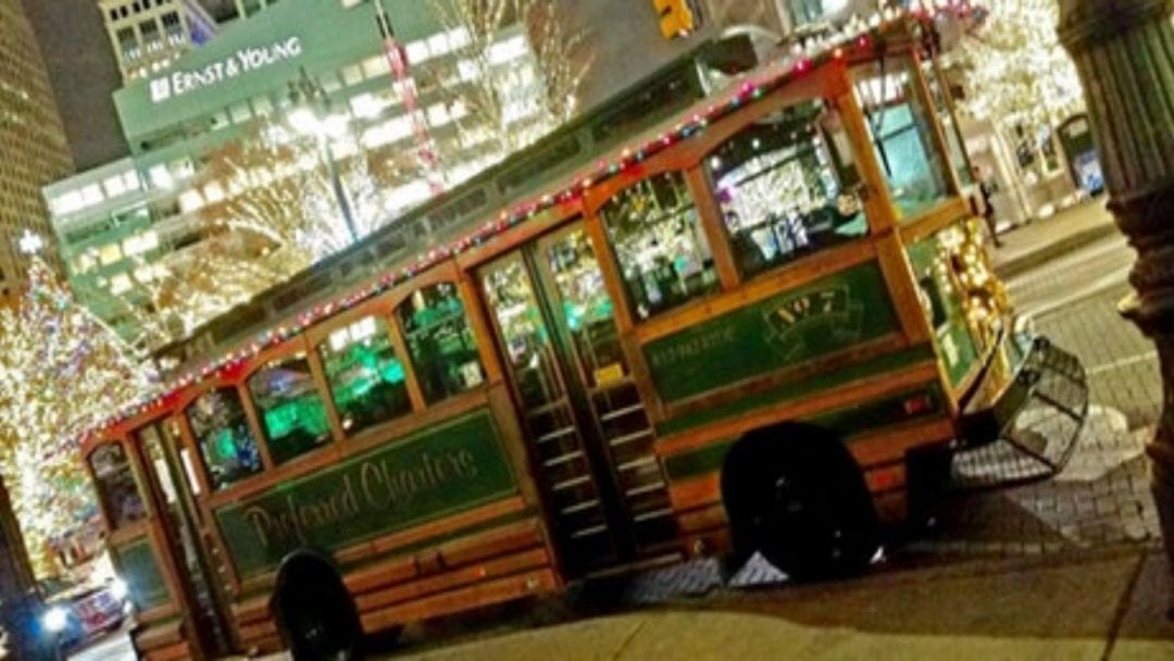 BYOB Christmas Light Trolley Tour Detroit On Tap